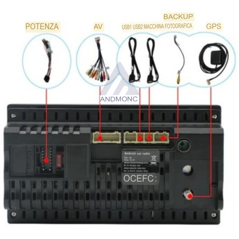 Stereo 7" Android 11 autoradio 2din aux hd...