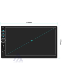 Stereo autoradio 2 din 7" pollici touch screen mirror... 2