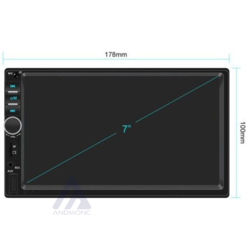 Stereo autoradio 2 din 7" pollici touch screen...