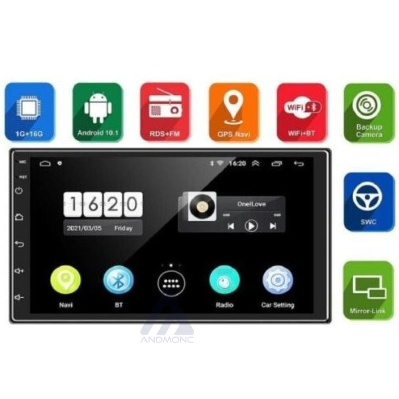 Autoradio Android 7" wifi gps bluetooth usb...