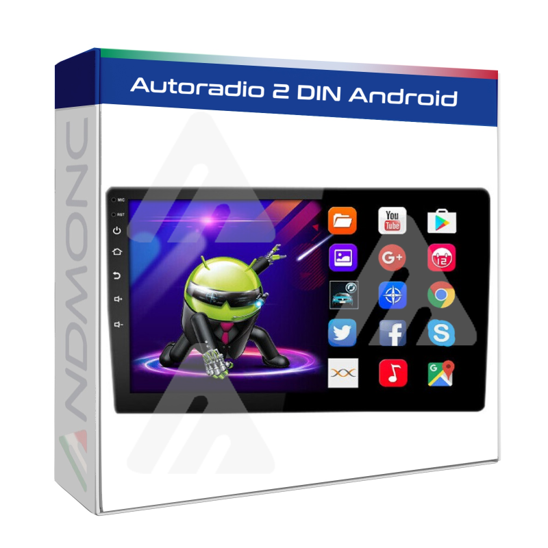 Stereo autoradio 2din Android 10.0 touch gps