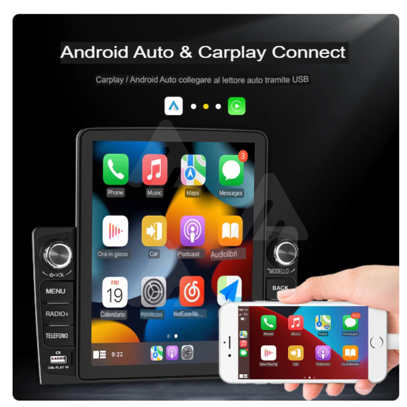 Autoradio universale 2din Bluetooth usb aux fm...