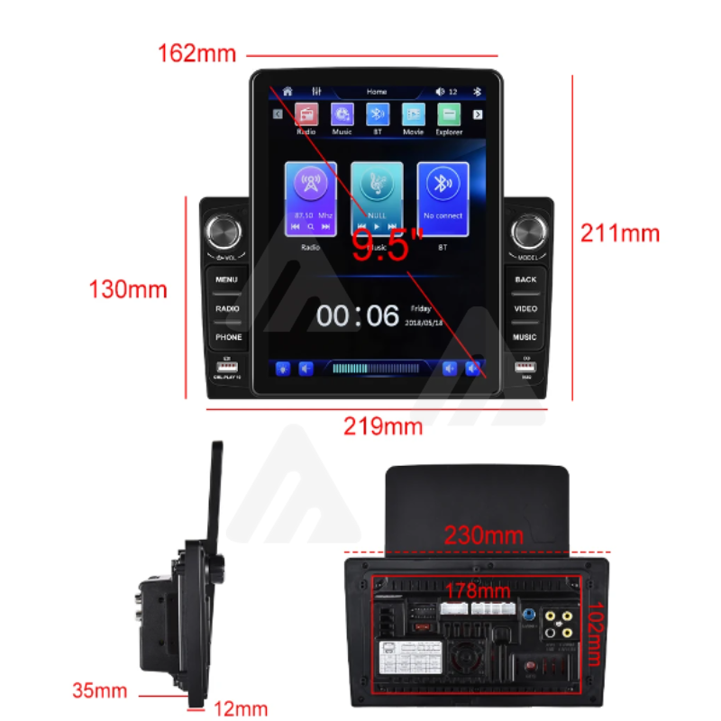 Autoradio universale 2din Bluetooth usb aux fm...