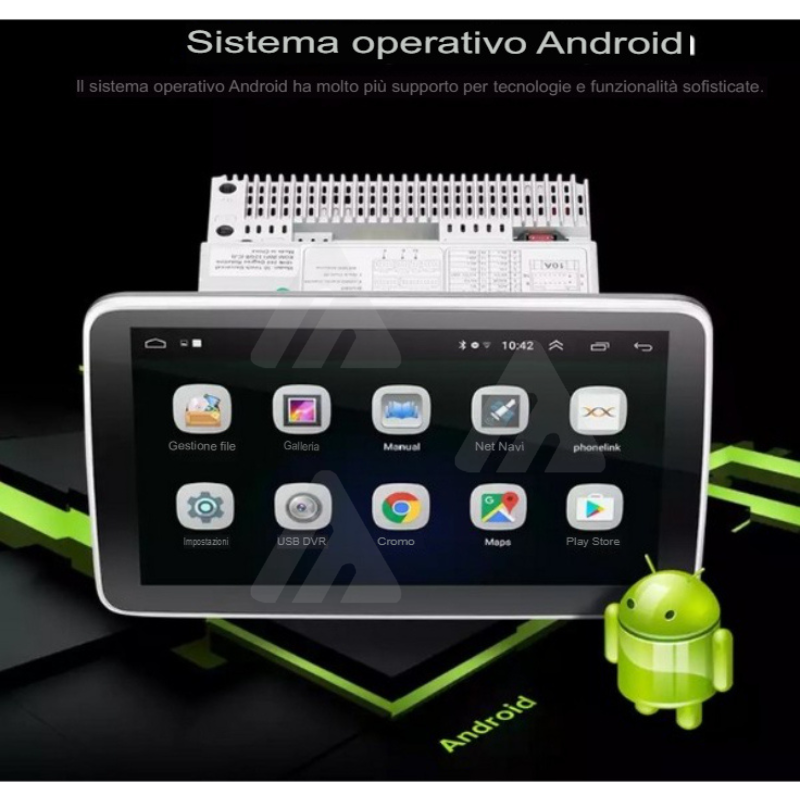 Autoradio 1 din Android, app, comandi al...
