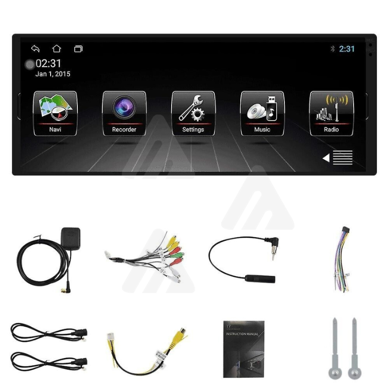 Autoradio 1 DIN Android 6.9" Ips Auto Radio gps...