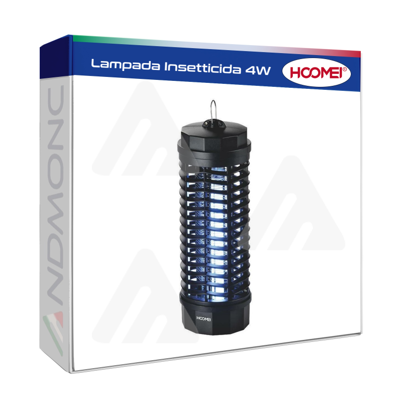 Lampada Elettrica Insetticida UV Anti Mosche Zanzare e Insetti 4W 20M2 HM-1604