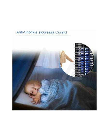 Lampada Elettrica Insetticida UV Anti Mosche Zanzare e Insetti 4W 20M2 HM-1604