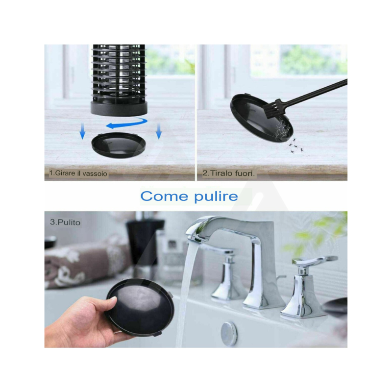 Lampada Elettrica Insetticida UV Anti Mosche...