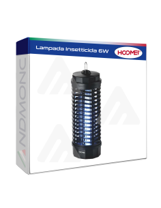 Lampada Elettrica Insetticida UV Anti Mosche Zanzare e Insetti 6W 30M2 HM-1606