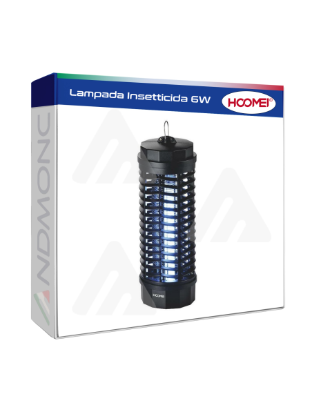 Lampada Elettrica Insetticida UV Anti Mosche Zanzare e Insetti 6W 30M2 HM-1606