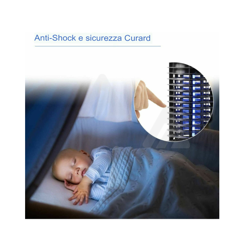 Lampada Elettrica Insetticida UV Anti Mosche...