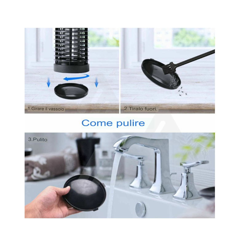 Lampada Elettrica Insetticida UV Anti Mosche...