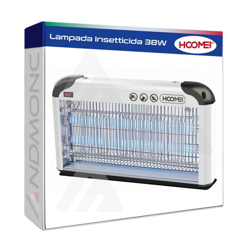 Lampada Elettrica Insetticida Anti Mosche Zanzare Insetti Uv 38w Hoomei Hm-1635