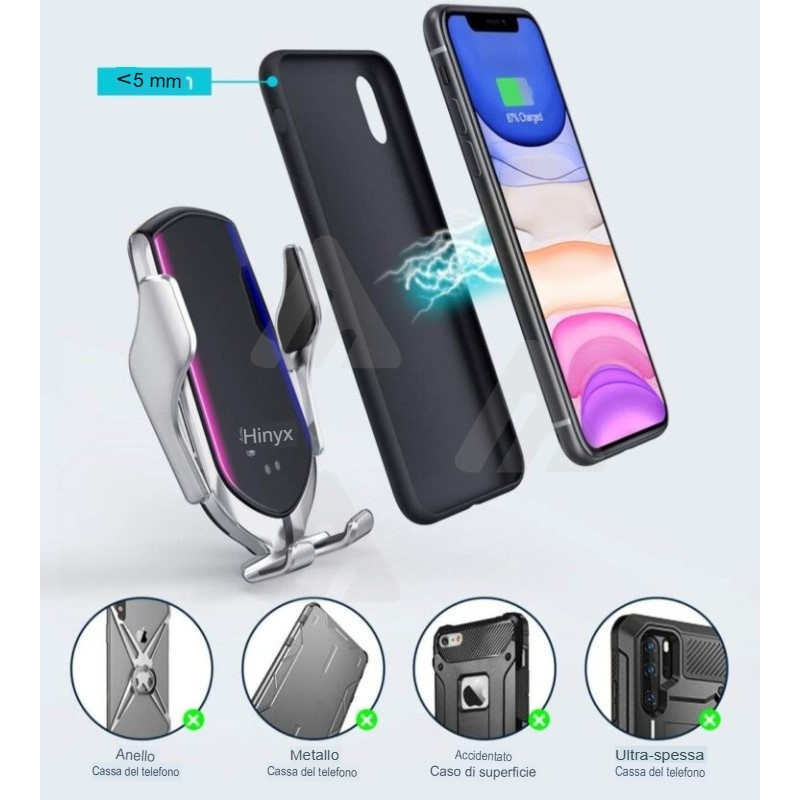 caricabatterie smartphone wireless