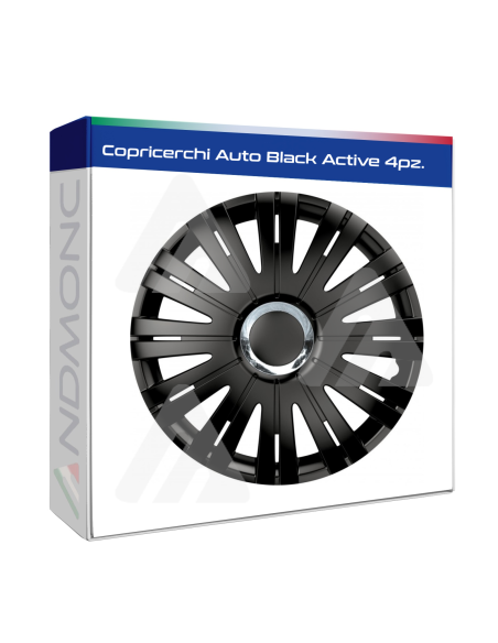 Copricerchi Auto Black Active 4pz.