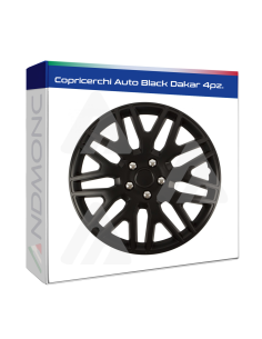 Copricerchi Auto Black Dakar 4pz.