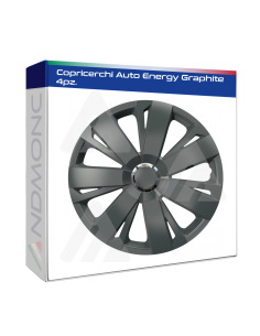 Copricerchi Auto Energy Graphite 4pz.