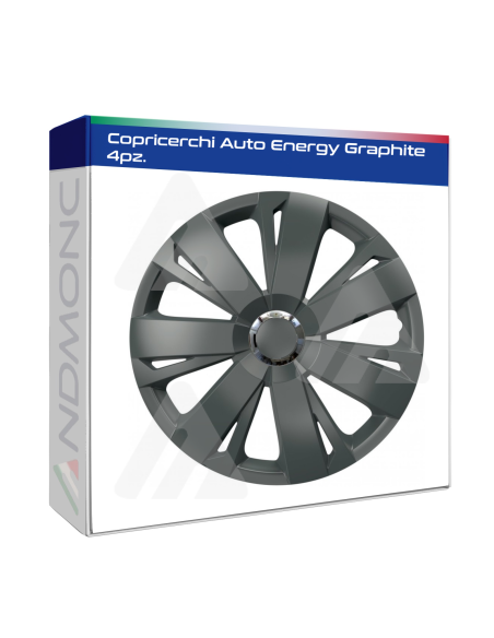 Copricerchi Auto Energy Graphite 4pz.