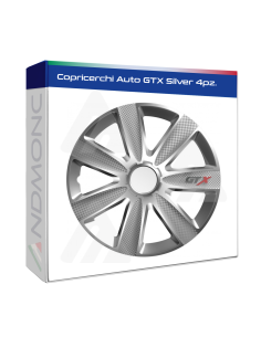 Copricerchi Auto GTX Silver 4pz.