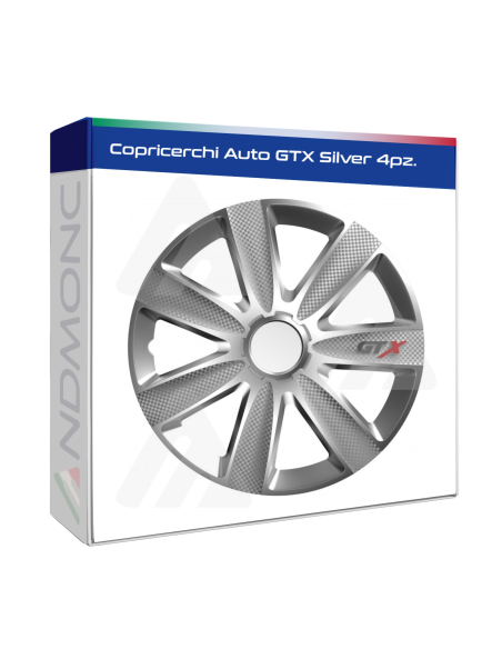 Copricerchi Auto GTX Silver 4pz.