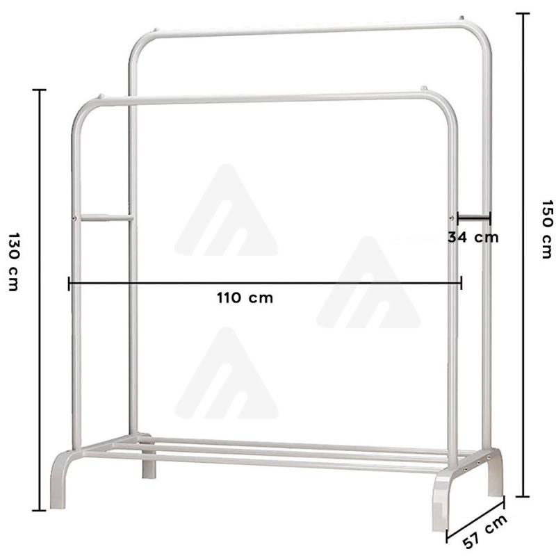 Attaccapanni appendiabiti Doppia Barra...