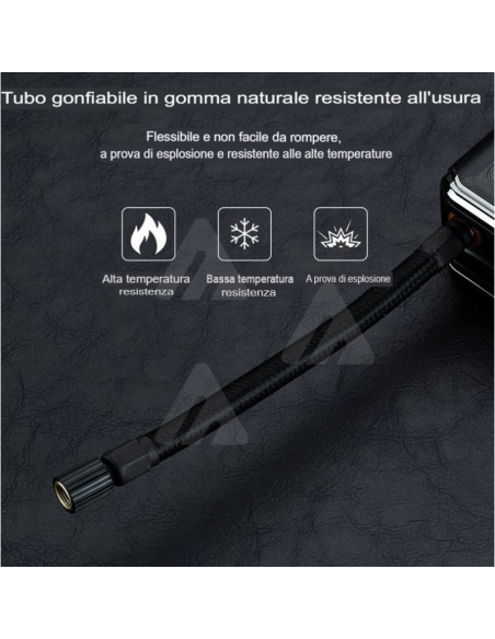 Gonfiatore pneumatici portatile wireless intelligente