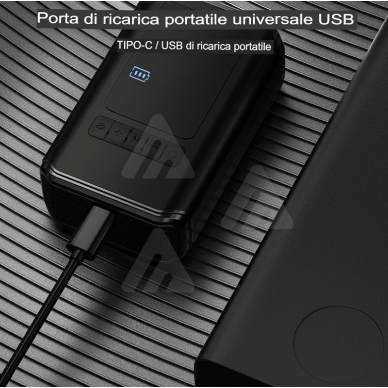 Gonfiatore pneumatici portatile wireless...