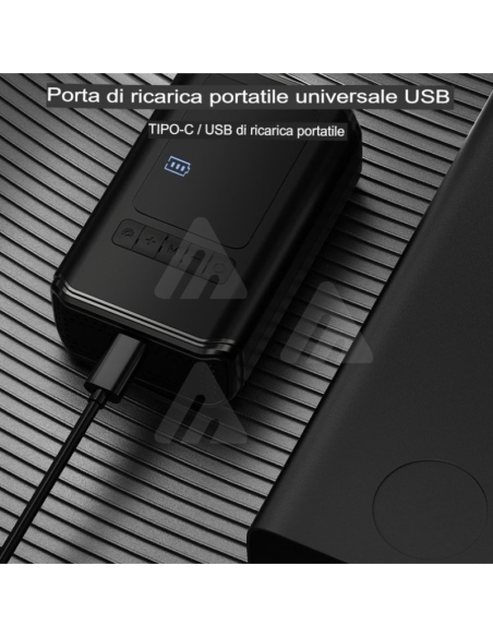 Gonfiatore pneumatici portatile wireless intelligente