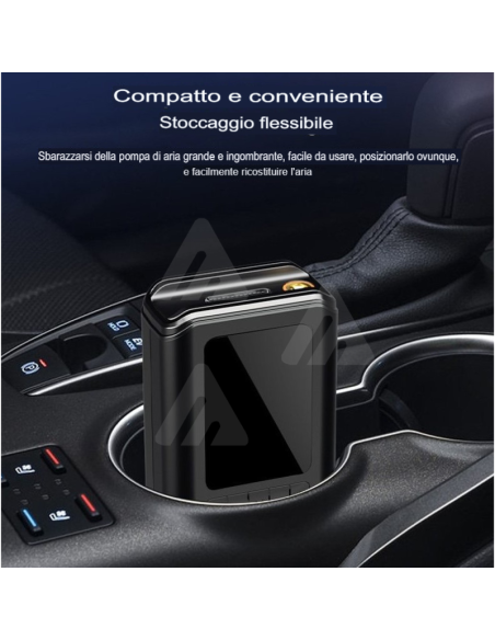 Gonfiatore pneumatici portatile wireless intelligente