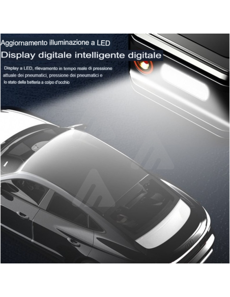 Gonfiatore pneumatici portatile wireless intelligente
