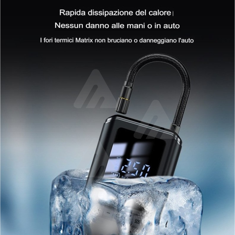 Gonfiatore pneumatici portatile wireless...