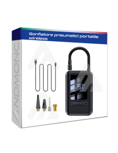 Gonfiatore pneumatici portatile wireless intelligente