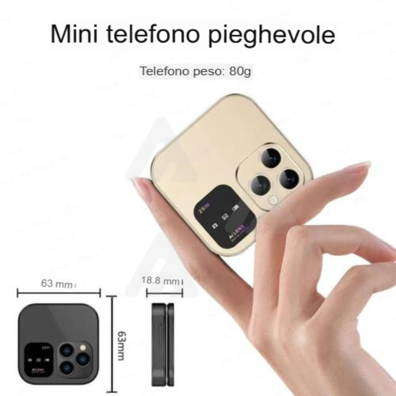 Mini Flip cellulare piccolo display dual sim...