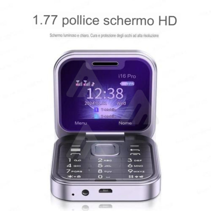 Mini Flip cellulare piccolo display dual sim...