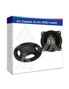 Coppia casse Auto altoparlanti per autoradio 250 Watt 2...