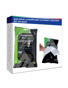 Salviette umidificate lucidacruscotti 30 strappi