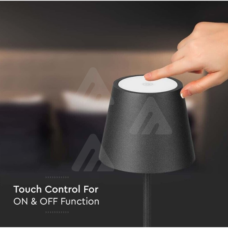 Lampada da tavolo LED ricariabile touch senza fili