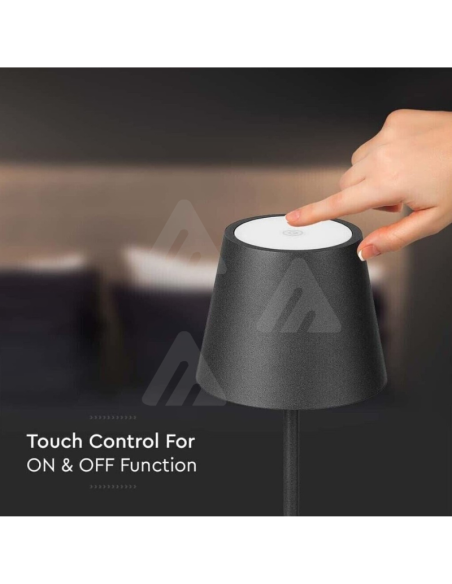 Lampada da tavolo LED ricariabile touch senza fili
