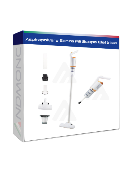 Aspirapolvere Senza Fili Scopa Elettrica Senza Sacco Ricaricabile per Pavimenti