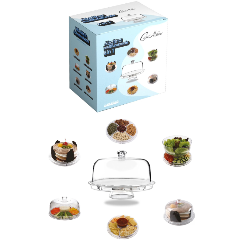 Alzatina Multifuzionale 6in1 31x31x16cm