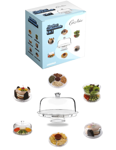 Alzatina Multifuzionale 6in1 31x31x16cm