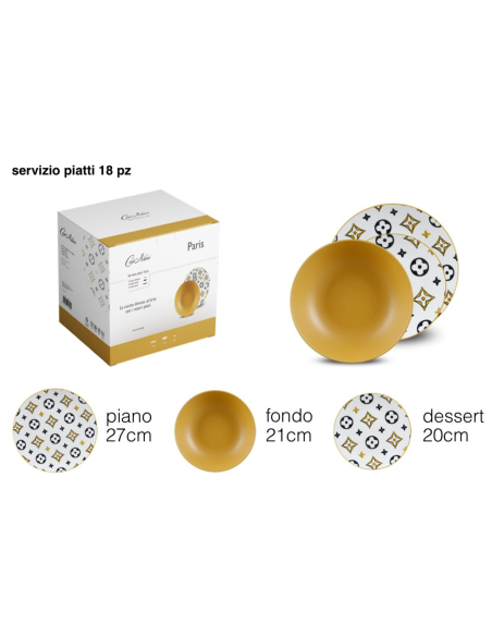Servizio Piatti 18pz. art. Paris
