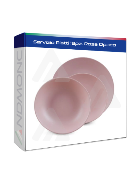 Servizio Piatti 18pz. art. Rosa Opaco