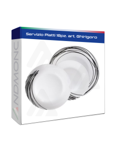 Servizio Piatti 18pz. art. Ghirigoro