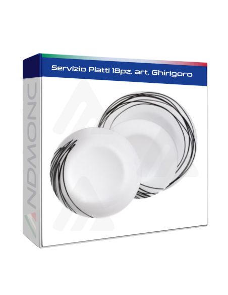 Servizio Piatti 18pz. art. Ghirigoro