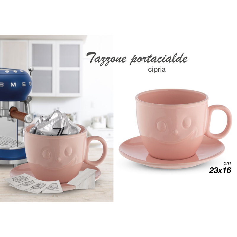 Tazzone Portacialde Cipria 23x16cm