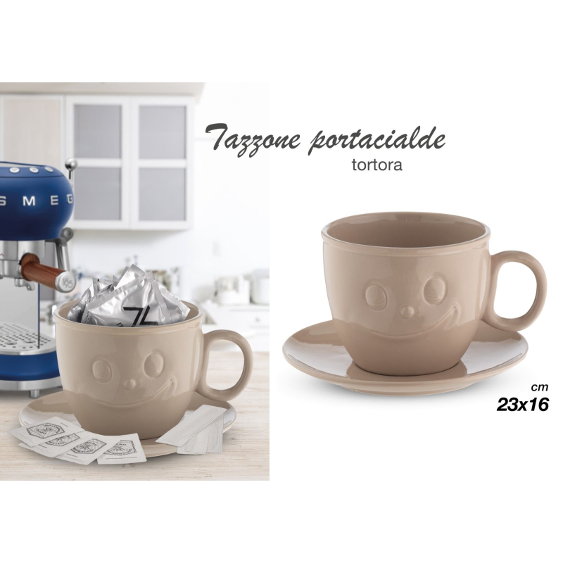 Tazzone Portacialde Tortora 23x16cm