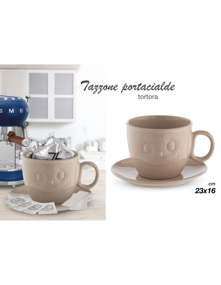 Tazzone Portacialde Tortora 23x16cm
