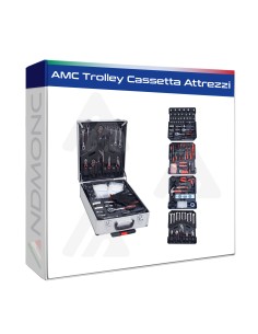 AMC Trolley Cassetta Attrezzi 849pz Valigia Professionale...
