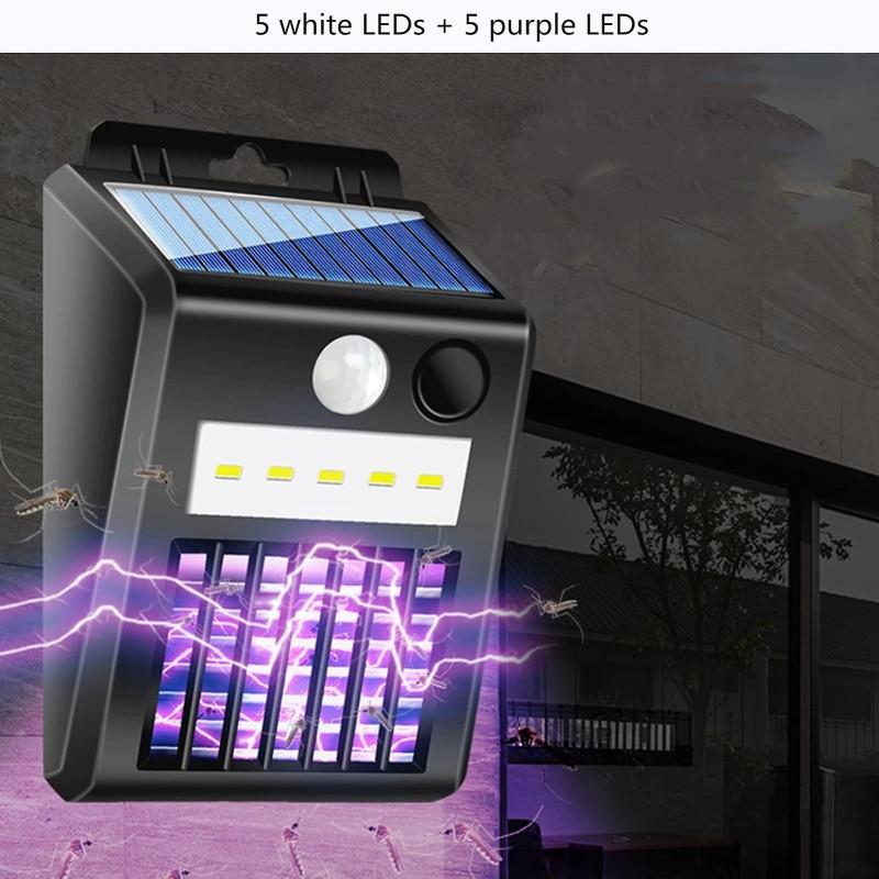 Lampada Stermina Insetti a ricarica Solare...